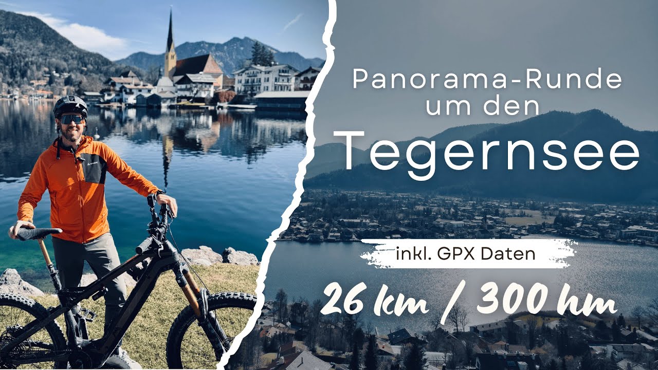 Traumhafte Panorama-Runde am Tegernsee – Die perfekte E-Bike Tour | 26 km | 300 hm