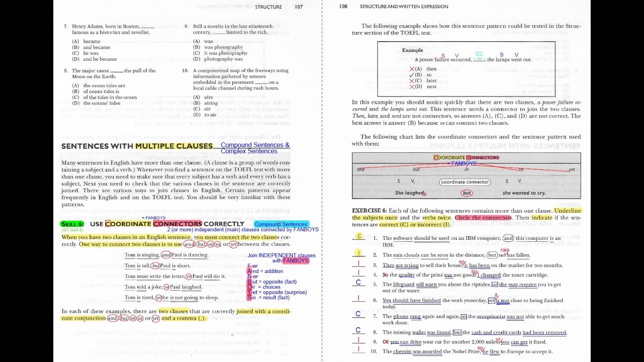 Structure Skill 6 [p.107-108] (GT-Skill 5)