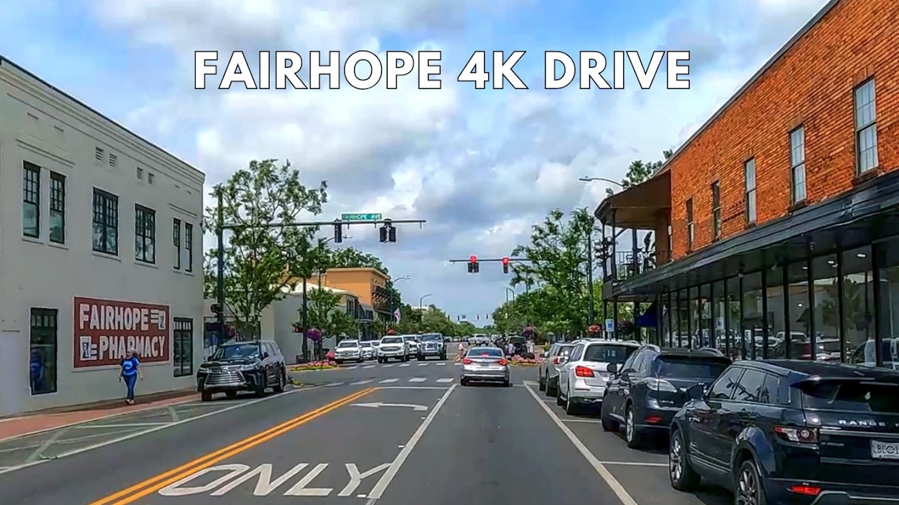 Fairhope Alabama 4K Driving Tour | Explore the Jewel of Mobile Bay