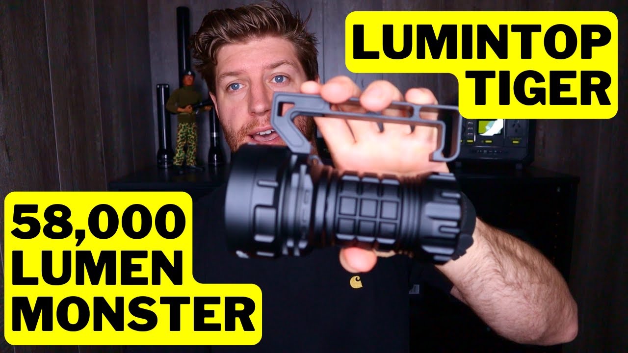 1300m Throw | Lumintop Tiger 58,000 lumens
