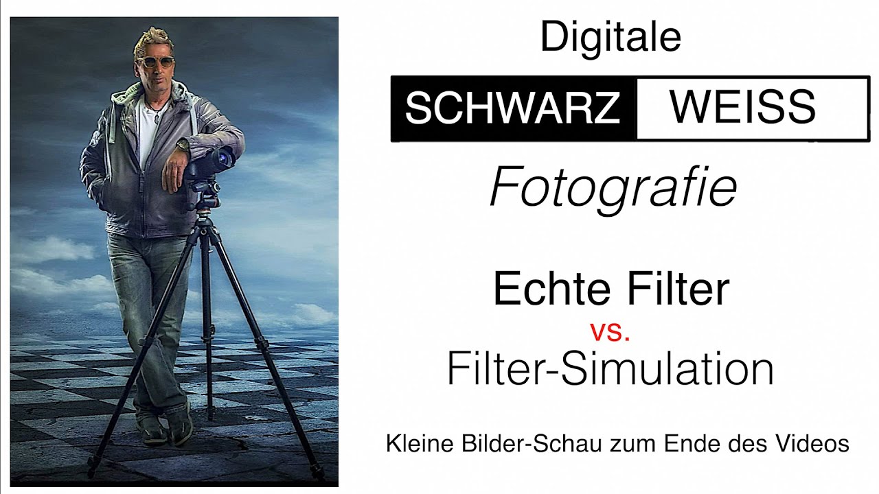 Digitale Schwarz-Weiß Fotografie mit simulierten und echten Filtern im Test. [ Fujifilm, Farbfilter]