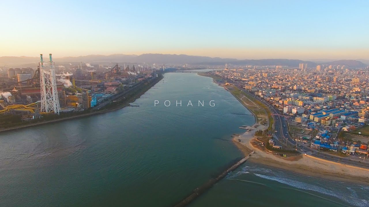 팬텀4 드론으로 촬영한 포항 4K화질 Pohang by drone Phantom 4
