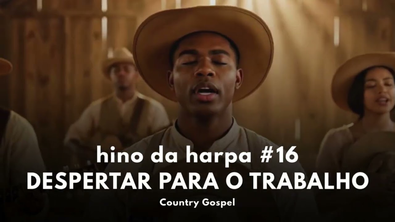 DESPERTAR PARA O TRABALHO / HINO DA HARPA #16 / COUNTRY GOSPEL #countrygospel
