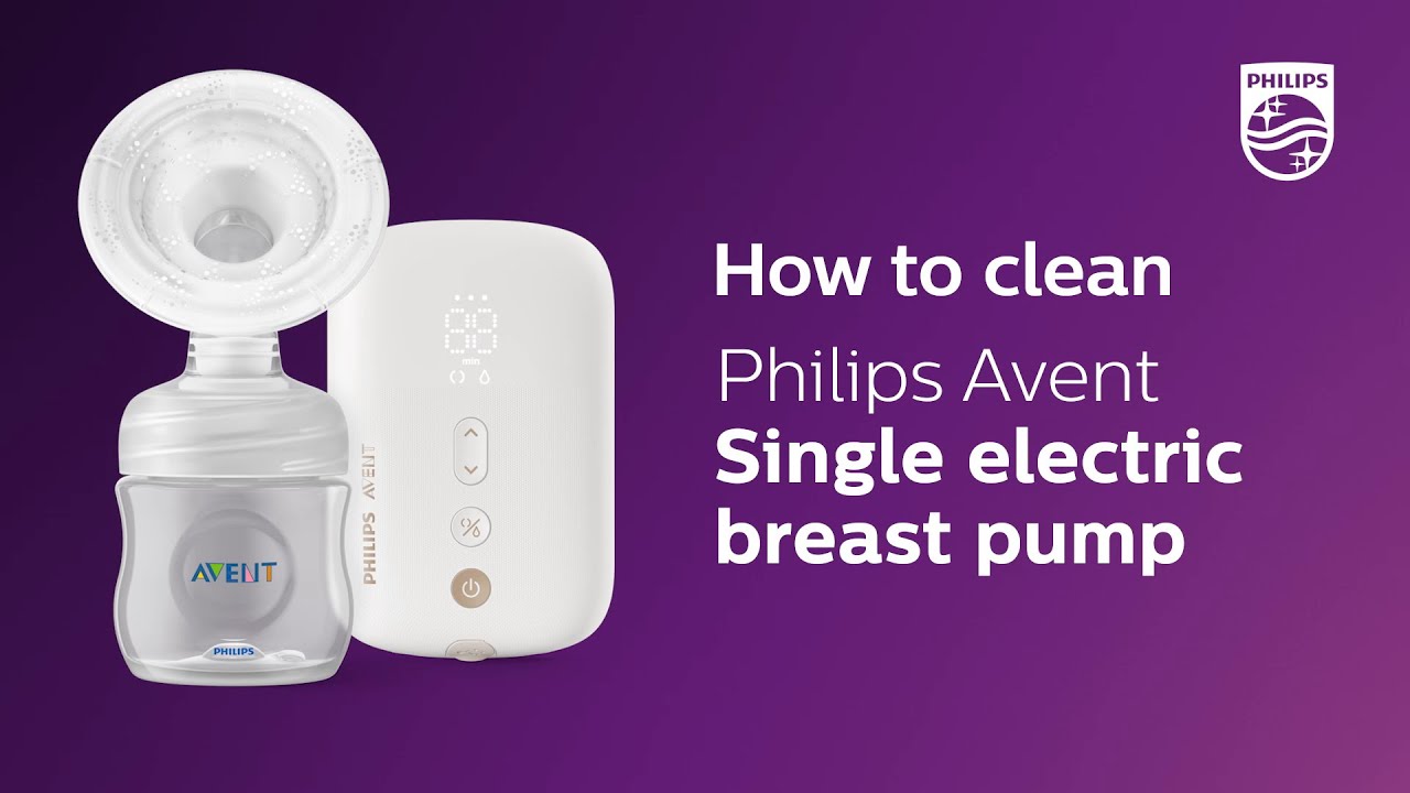 How To Clean Philips Avent Single Electric Breast Pump SCF396/11