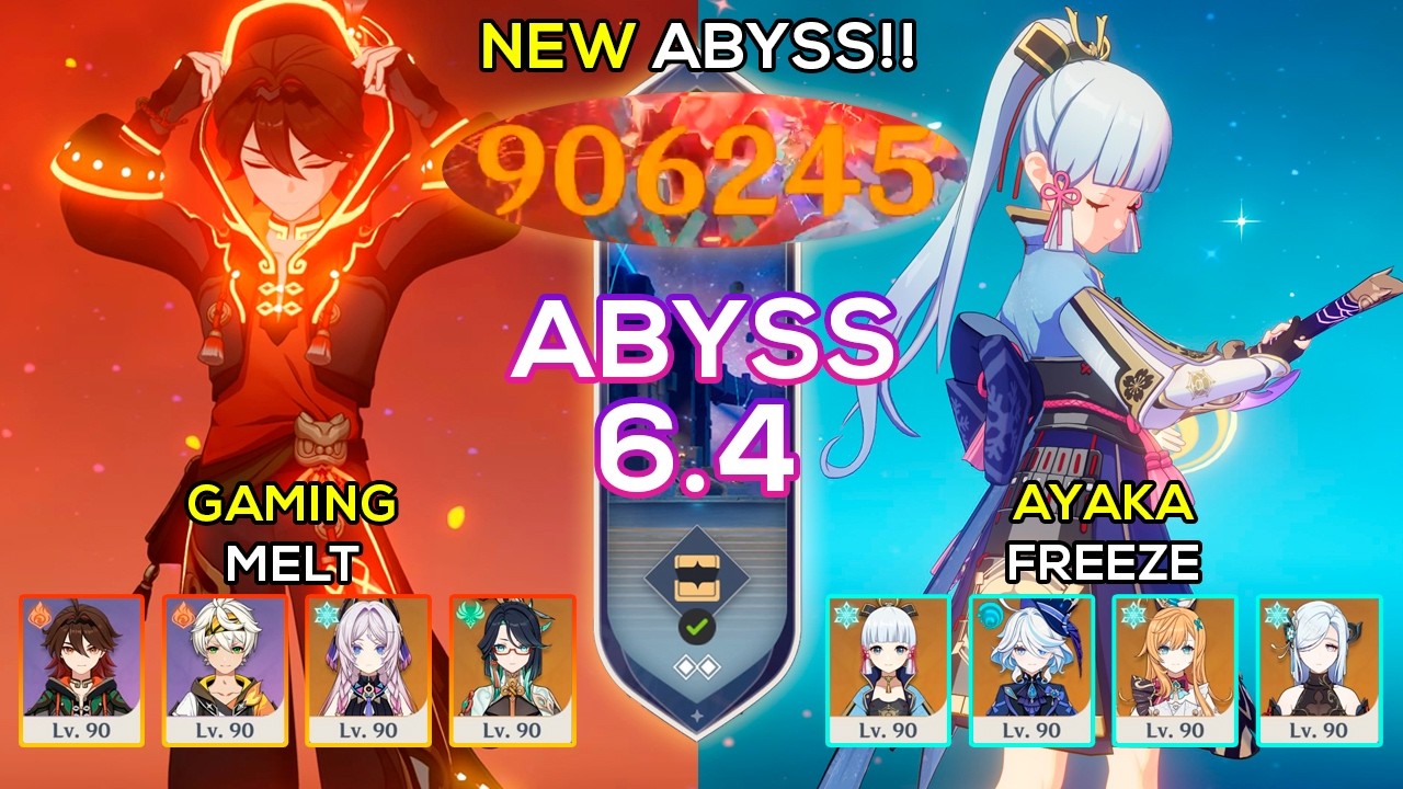 [NEW] C6 Gaming Melt & C0 Ayaka Freeze | New Spiral Abyss 6.4 | Genshin Impact