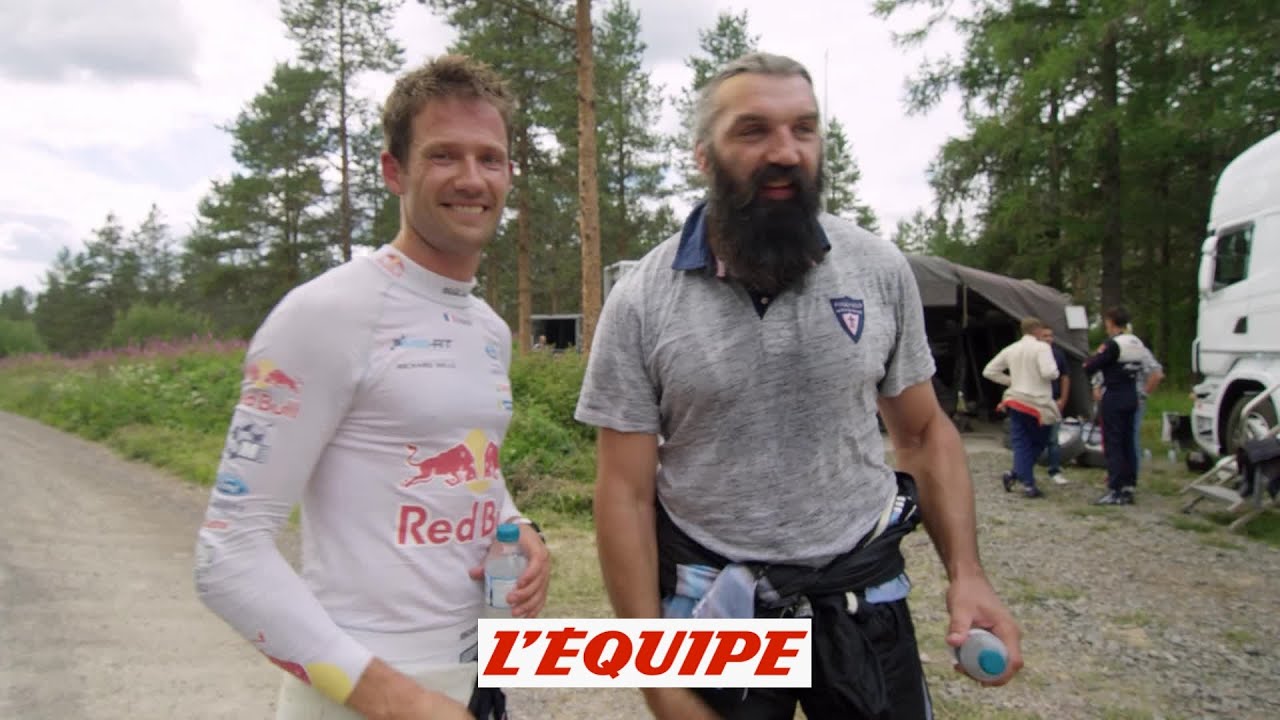 Bapt&ecirc;me WRC pour S&eacute;bastien Chabal avec S&eacute;bastien Ogier - Rallye - WTF - Rallye de Finlande