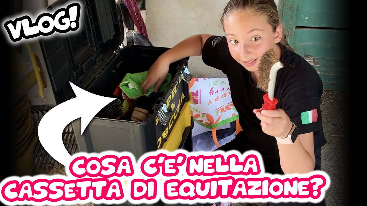 ⭐️ VLOG : COSA SERVE PER COMINCIARE EQUITAZIONE - LA MIA CASSETTA ⭐️⭐️⭐️