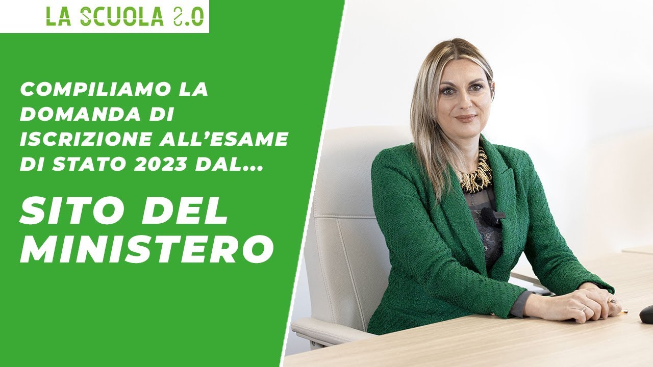 ESAME DI MATURITÀ 2023: DOMANDA ONLINE DAL SITO DEL MINISTERO