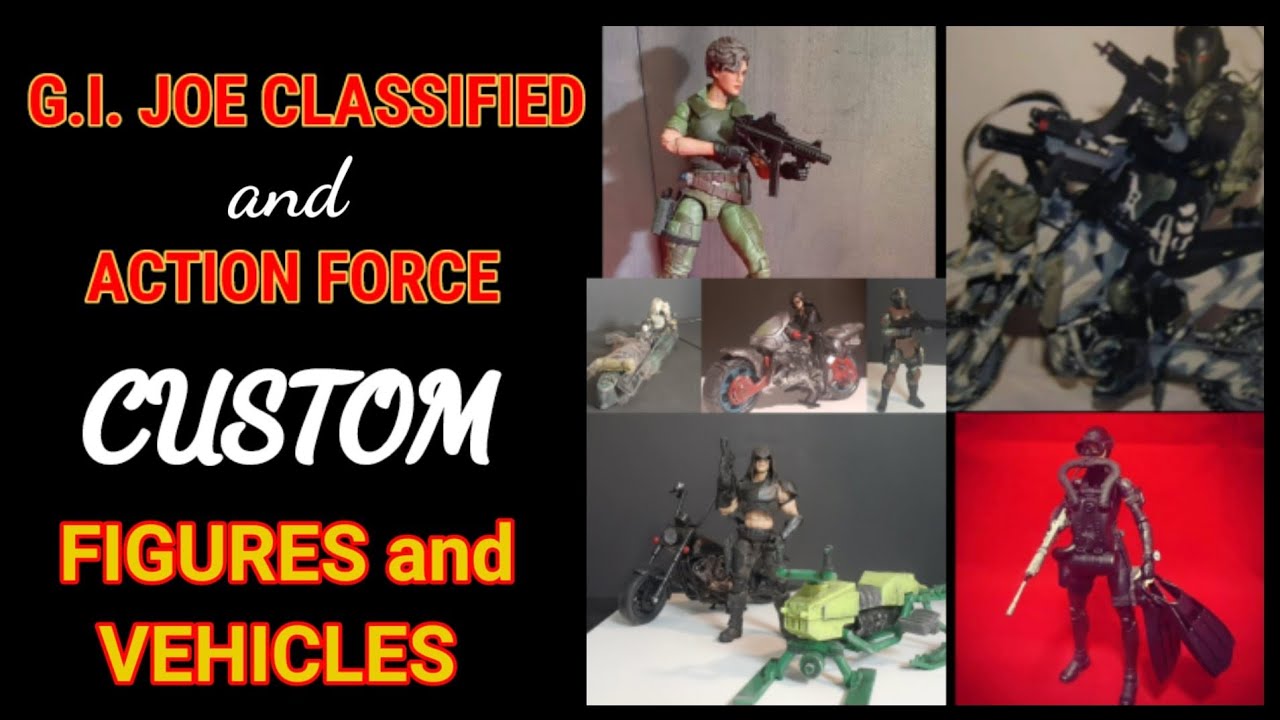 G. I. JOE Classified Custom Figures and Vehicles