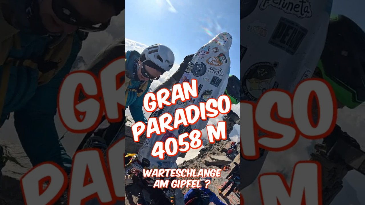 Gran Paradiso 4058 m - Italiens h&ouml;chste Gipfel #granparadiso #hochtour #bergsteigen