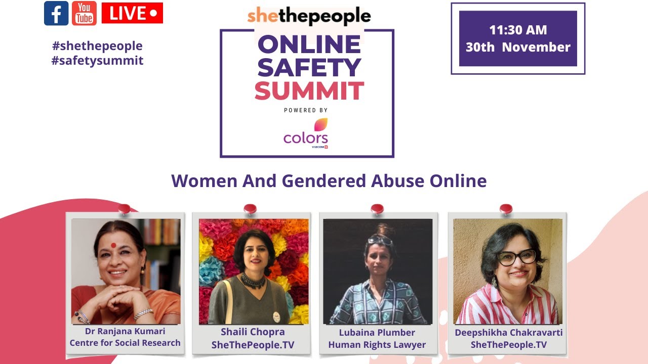 Women And Gendered Abuse Online | Online Safety Summit By SheThePeople.TV