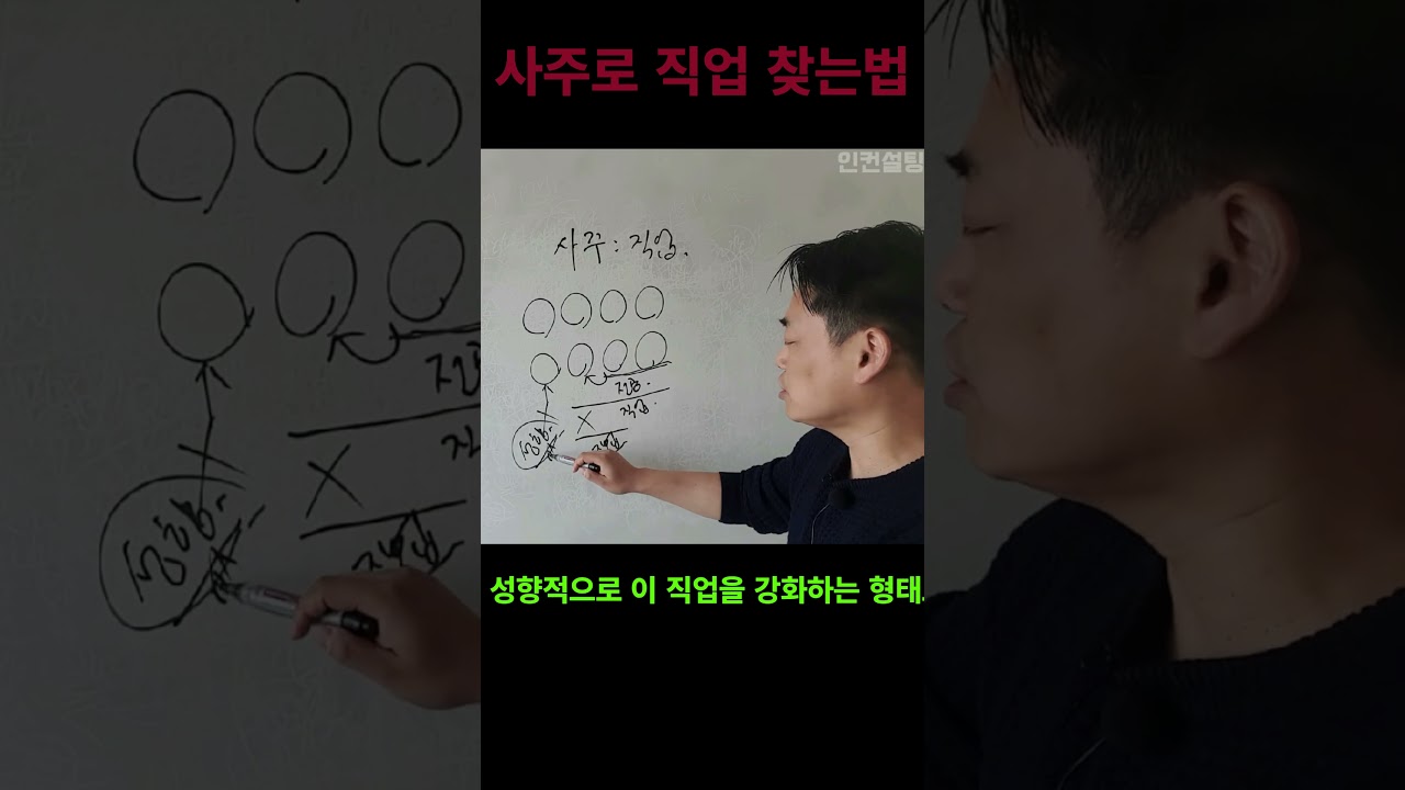사주로 직업 찾는 법  #이동헌 #사주명리학강의