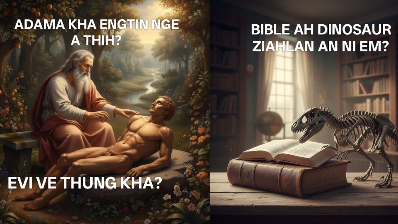 ADAMA KHA ENGTIN NGE A THIH?BIBLE AH HIAN DINOSAUR TE HI ZIAH LAN A NI EM?