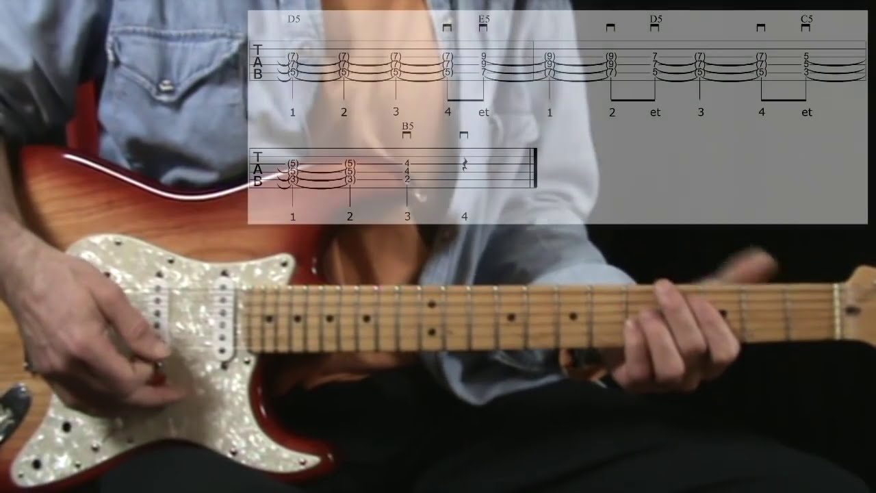 Cours de guitare "Cocaïne"