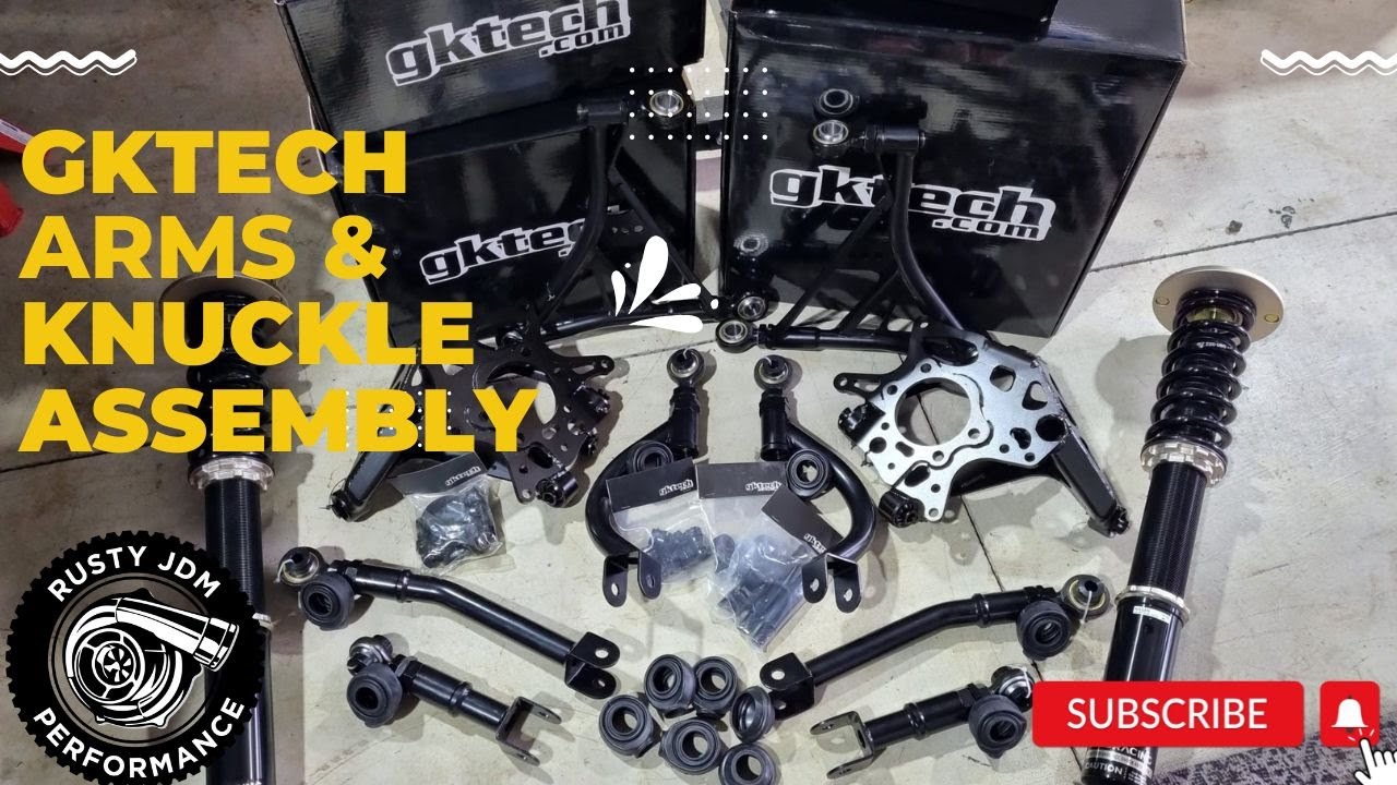 R33 SKYLINE REBUILD PART 7 GKTECH REAR ARMS & KNUCKLE ASSEMBLY