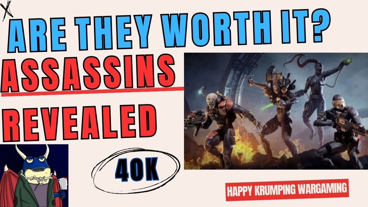 Assassins in 40k!  How do they work in Warhammer 40k! Callidus, Culexus, Eversor, Vindicare Assassin