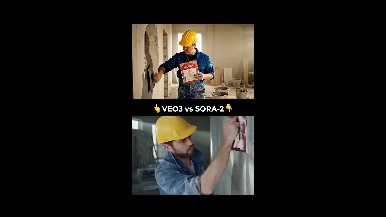 VEO3 против легендарной SORA-2 &mdash; битва титанов нейровидео!