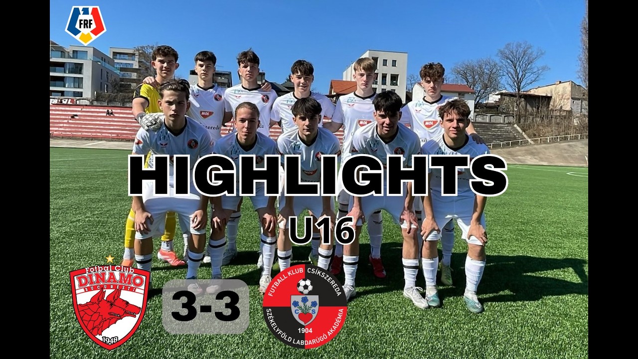 Összefoglaló | Elitliga U16 Play-Off | Bukaresti Dinamo–FK Csíkszereda