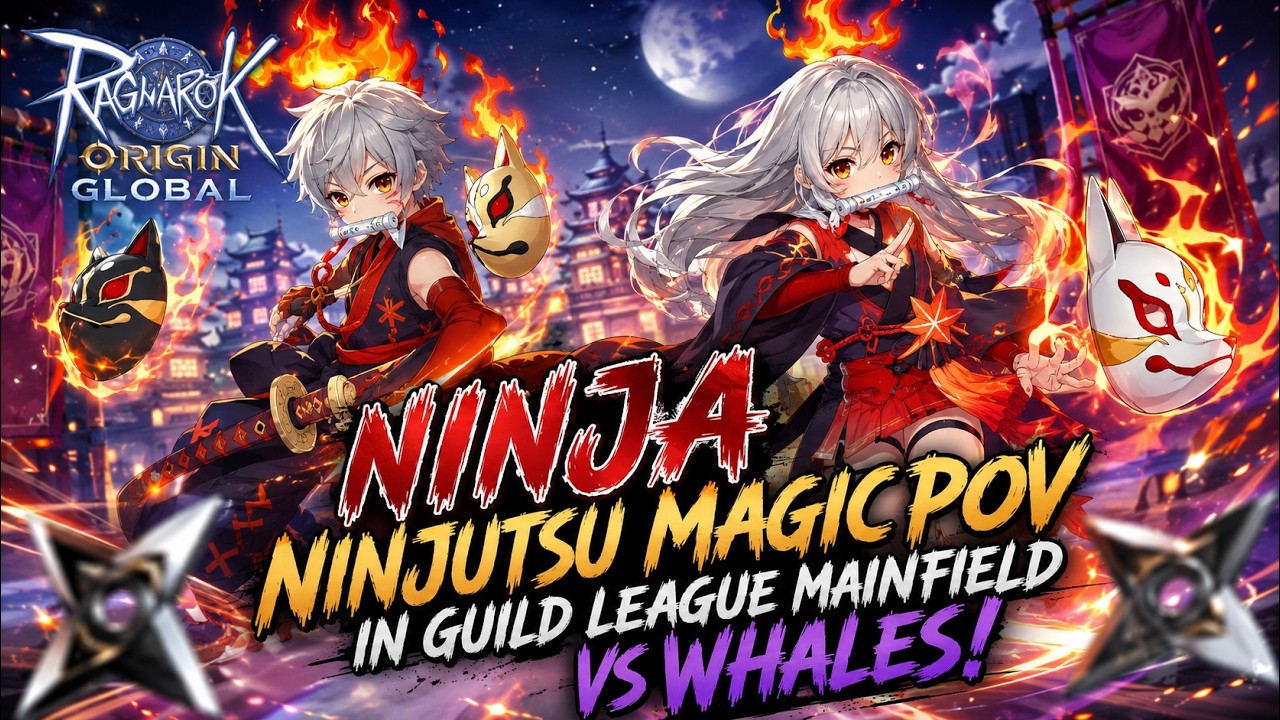 ROO GLOBAL - NINJA NINJUTSU VS WHALES GUILD LEAGUE - ETERNALS VS SCREAM - CRAZY