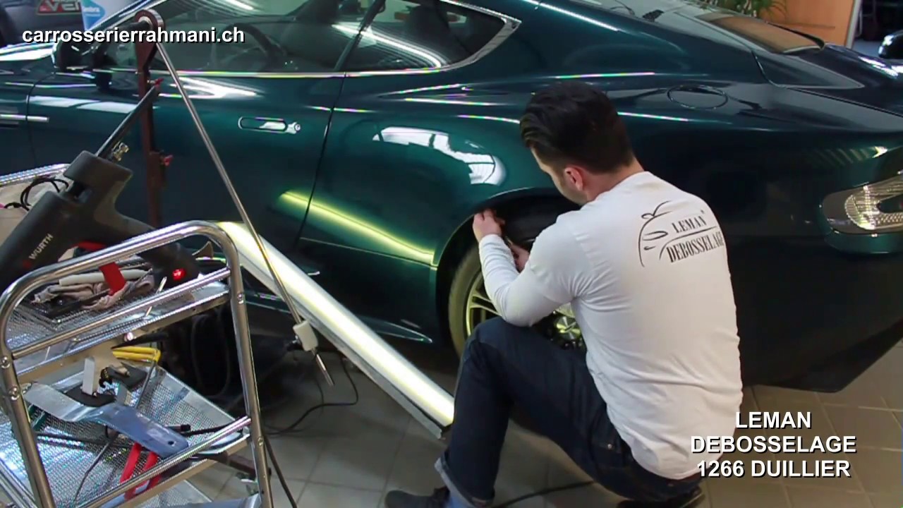 débosselage sans peinture Aston martin