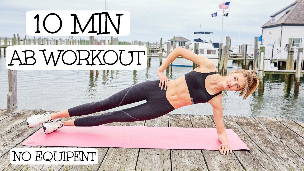 10 Minute Model Ab Routine | Model Workouts | Sanne Vloet