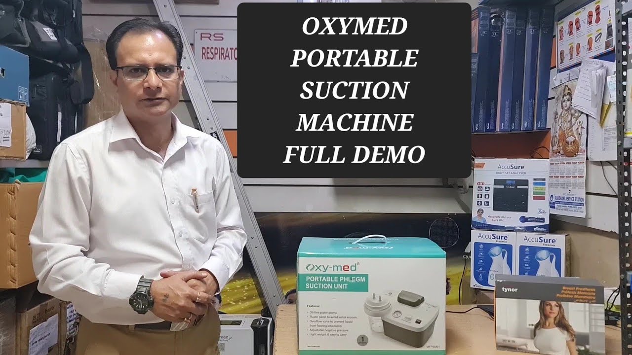 OXYMED PORTABLE SUCTION MACHINE