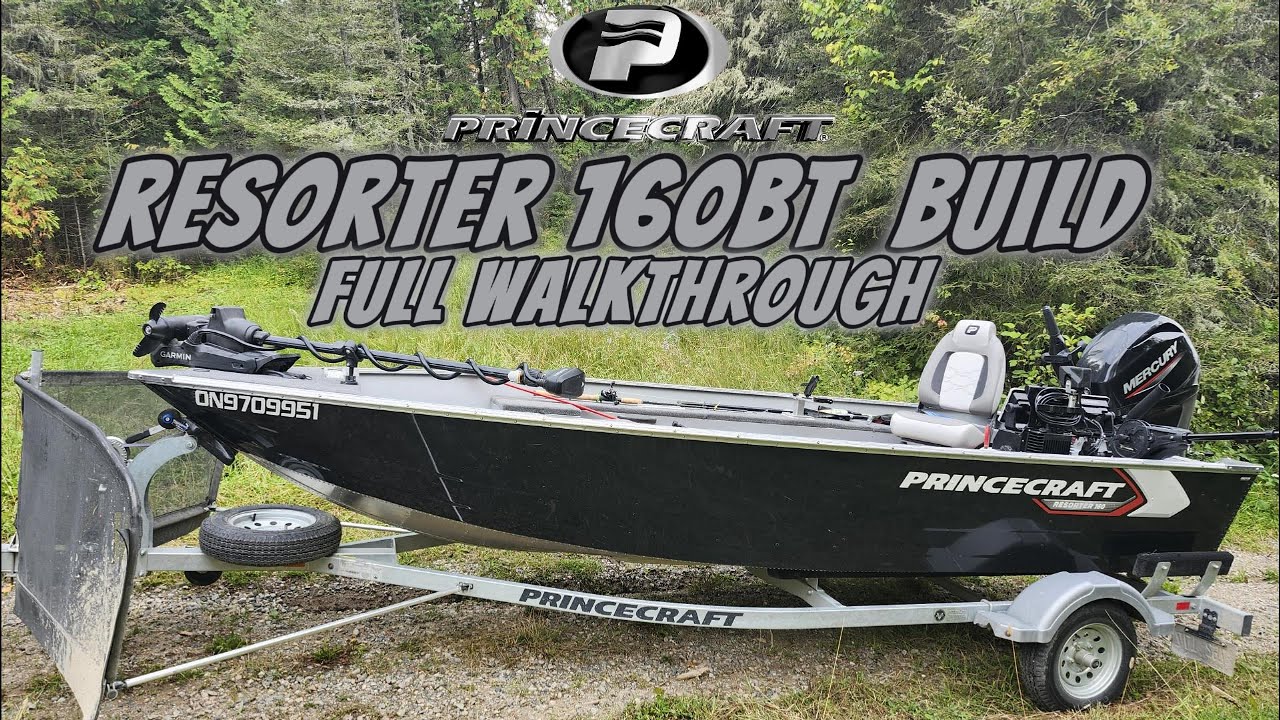 My 2025 Princecraft Resorter 160BT Boat Build - Full Walkthrough!!