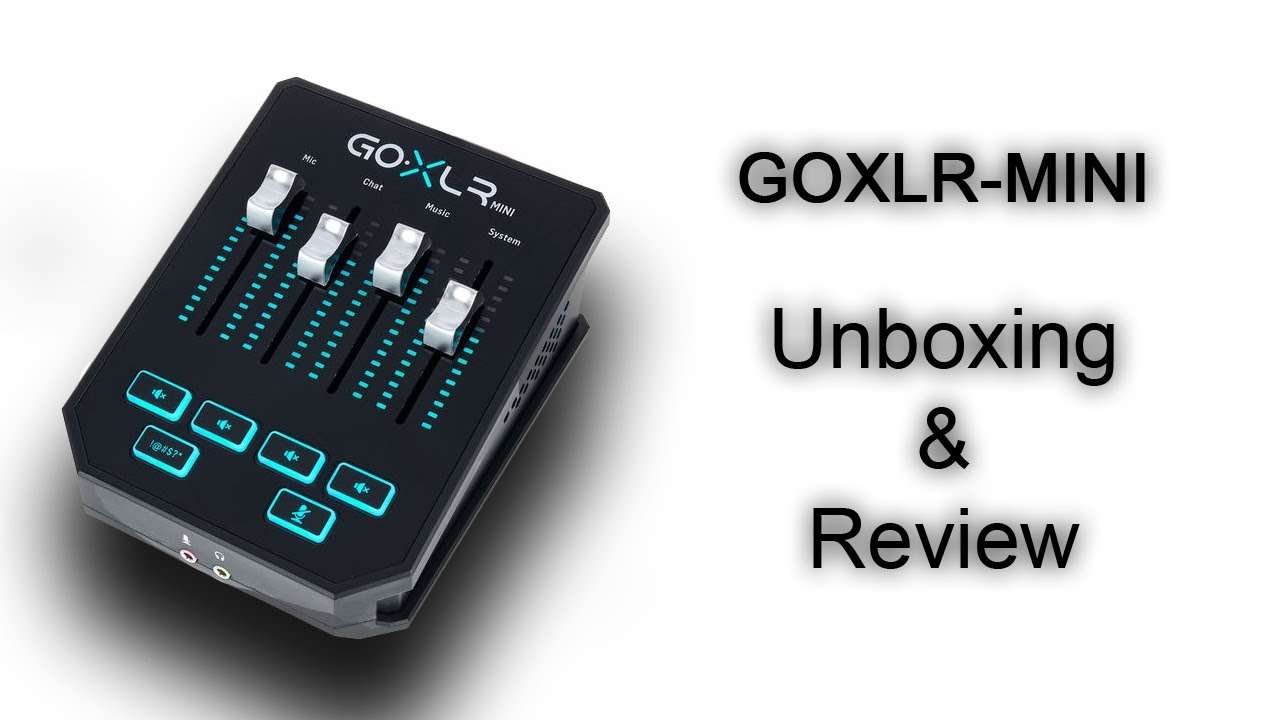 GOXLR MINI Unboxing & Review | Deutsch | German #BrainTec