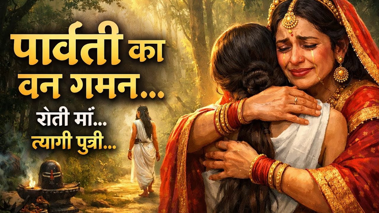 “माँ रोती रही… पार्वती वन चली गई | शिव पाने की सबसे दर्दनाक कथा”