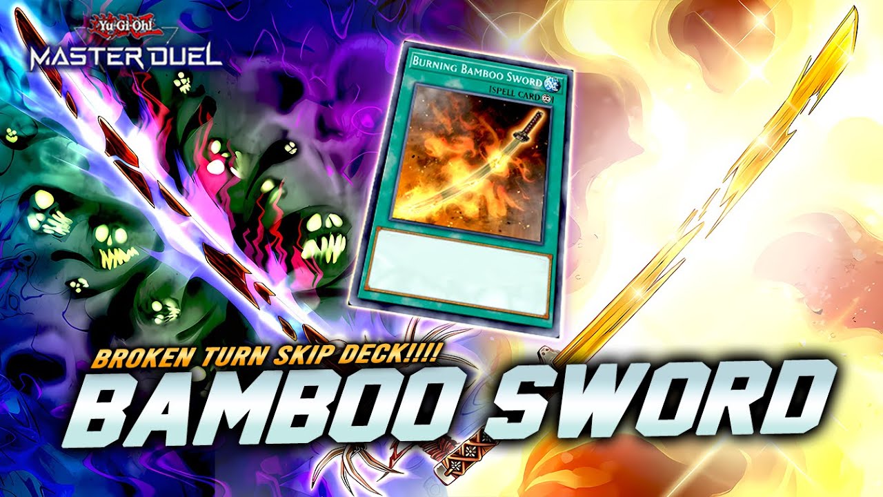 BAMBOO SWORD DECK 🎋- THE MOST BROKEN TURN SKIP COMBO 🔥 ft BLUE EYES [Master Duel]