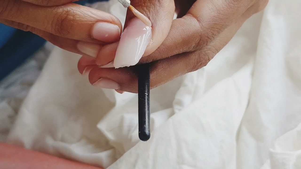 Permanent gel nail extension full tutorial #nailarttutorial #nails #nailart 