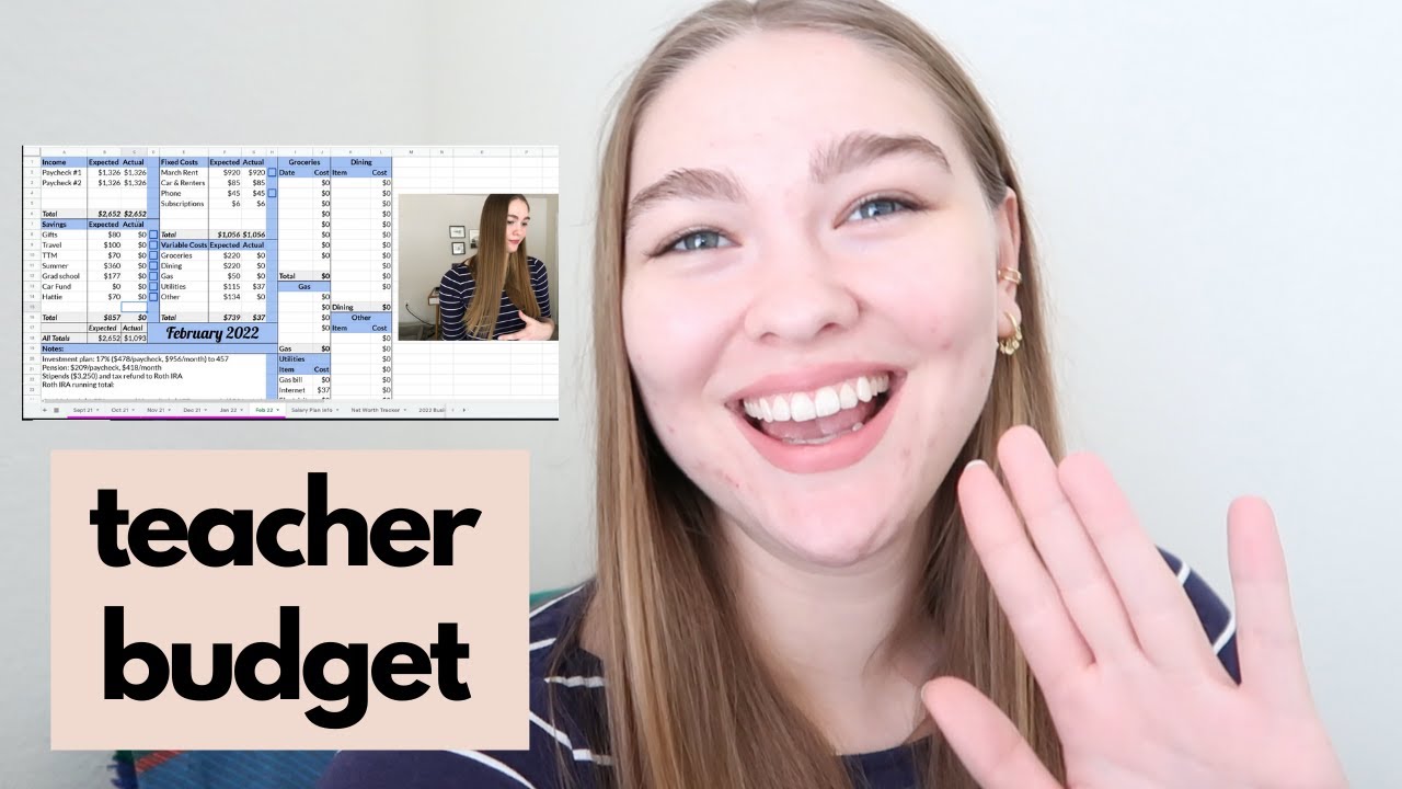 Budget with Me February 2022 | Teachers Talk Money