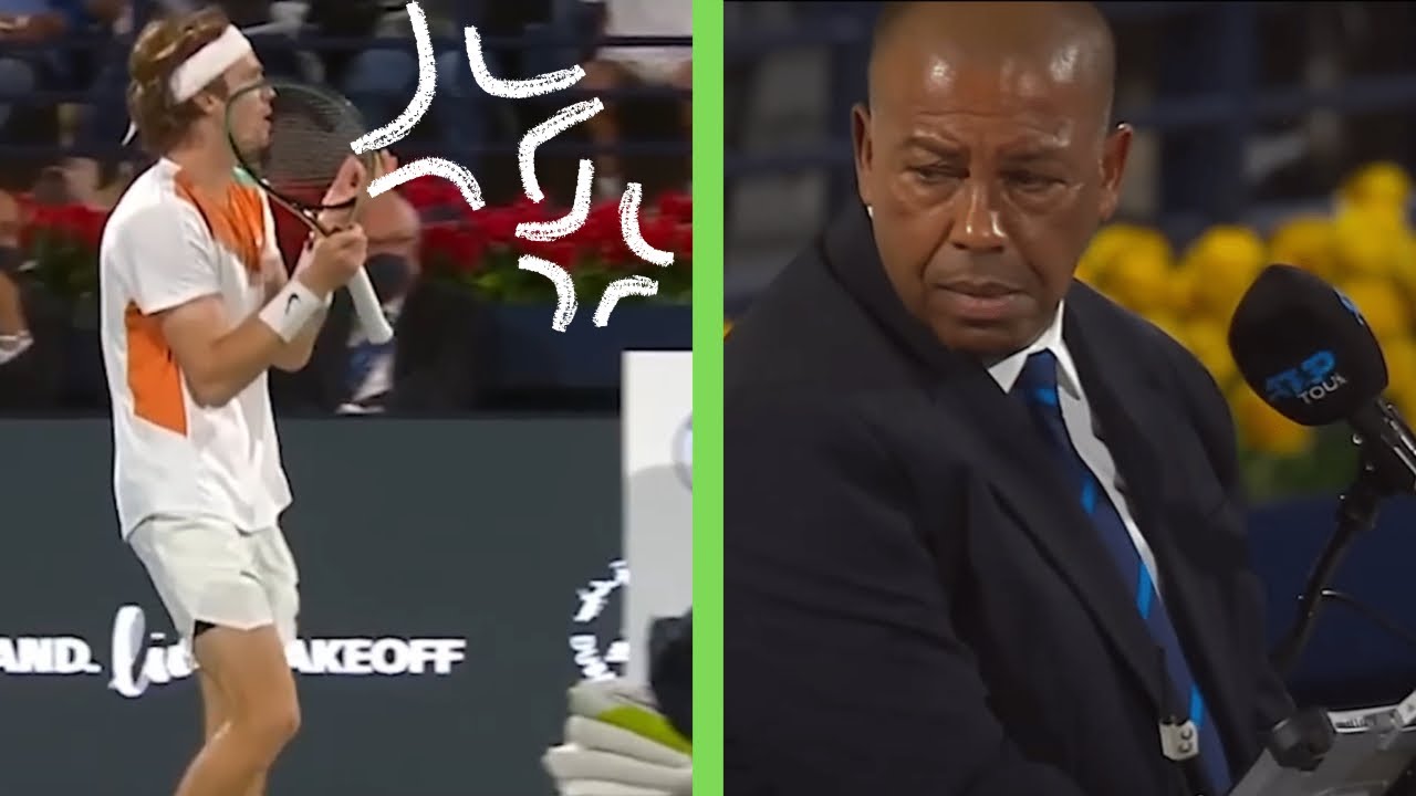 【テニス誤審集】ルブレフ「今のレットじゃないの…」【和訳】