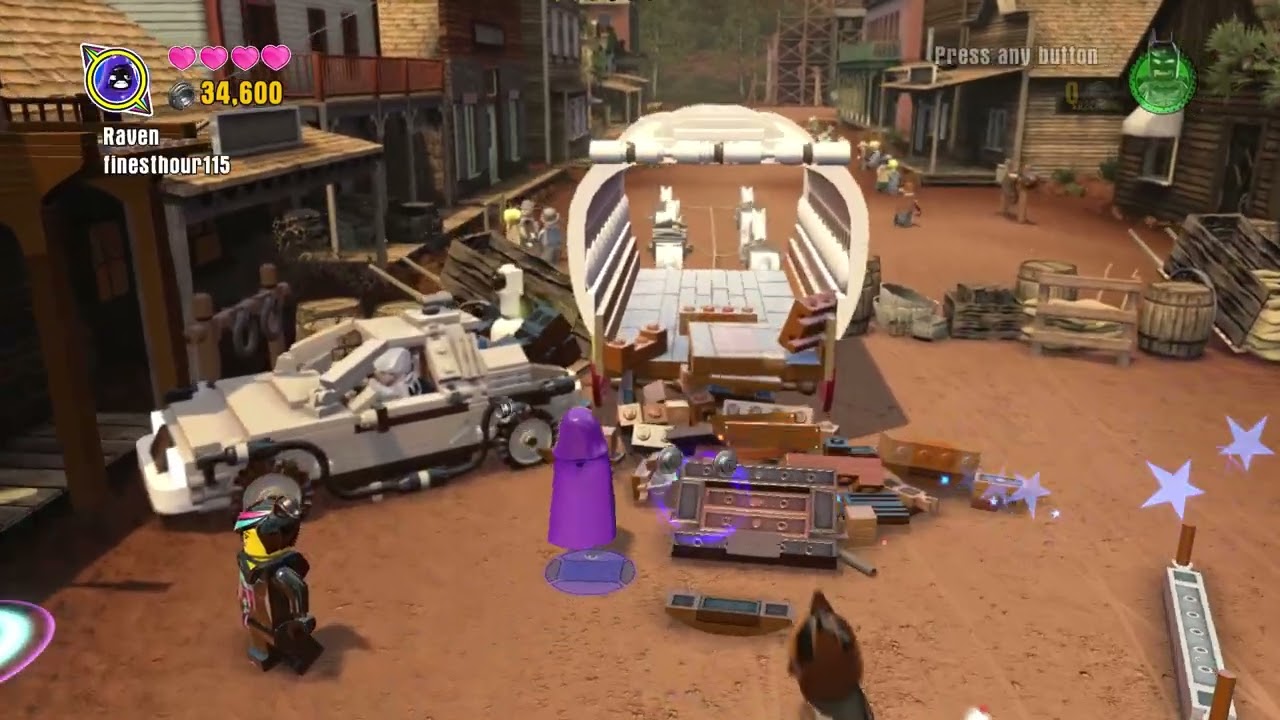 LEGO DIMENSIONS ONCE UPON A TIME MACHINE IN THE WEST ACHIEVING RULE BREAKER