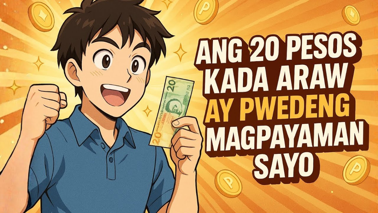 20 PESOS PAYAMAN STRATEGY: Saan Aabot Ang 20 Pesos Mo Kada Araw At Paano Ka Nito Papayamanin