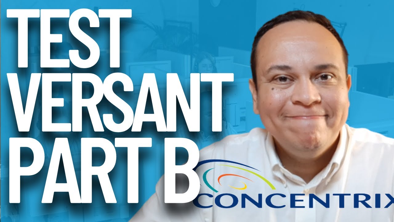 TEST VERSANT EN CONCENTRIX Las oraciones que tienes que REPETIR en el TEST VERSANT 2023