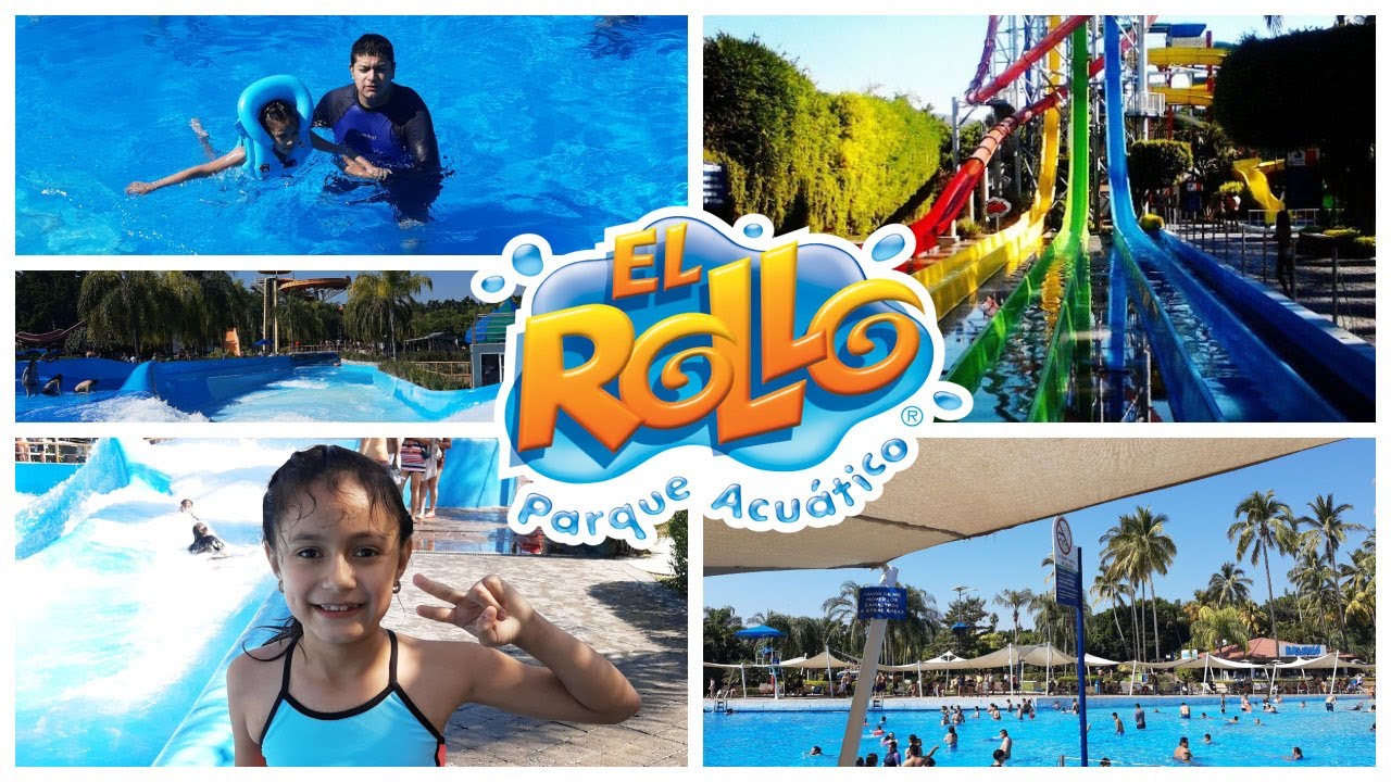 Visitando el parque acuático 