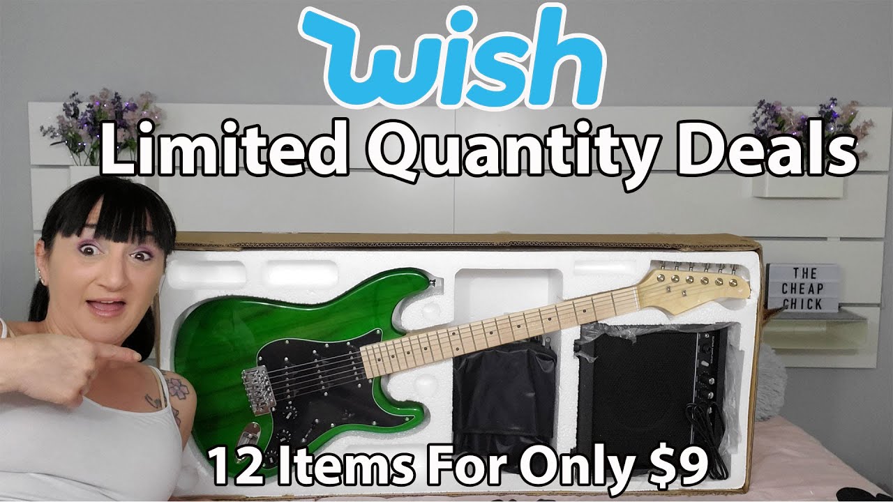 WISH Limited Quantity Deals Part 5 | 50 Cents With 25 Cents Shipping | I Got The Guitar