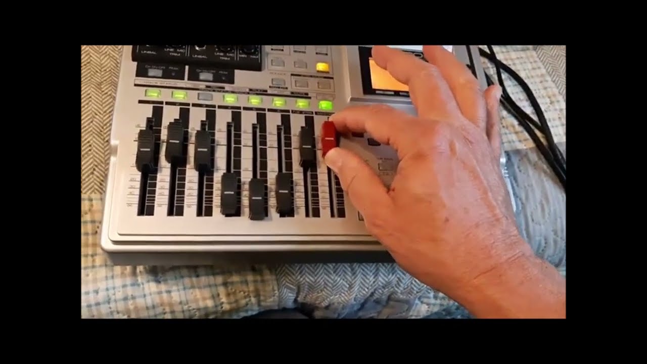 Fostex VF 80 ex (step 2) How to Record/Delete tracks