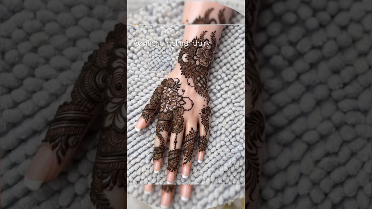 Aesthetic mehndi design for Eid ✨ Eid mehndi design 2026#eidspecial#hennatatto#mehndi#trending#henna