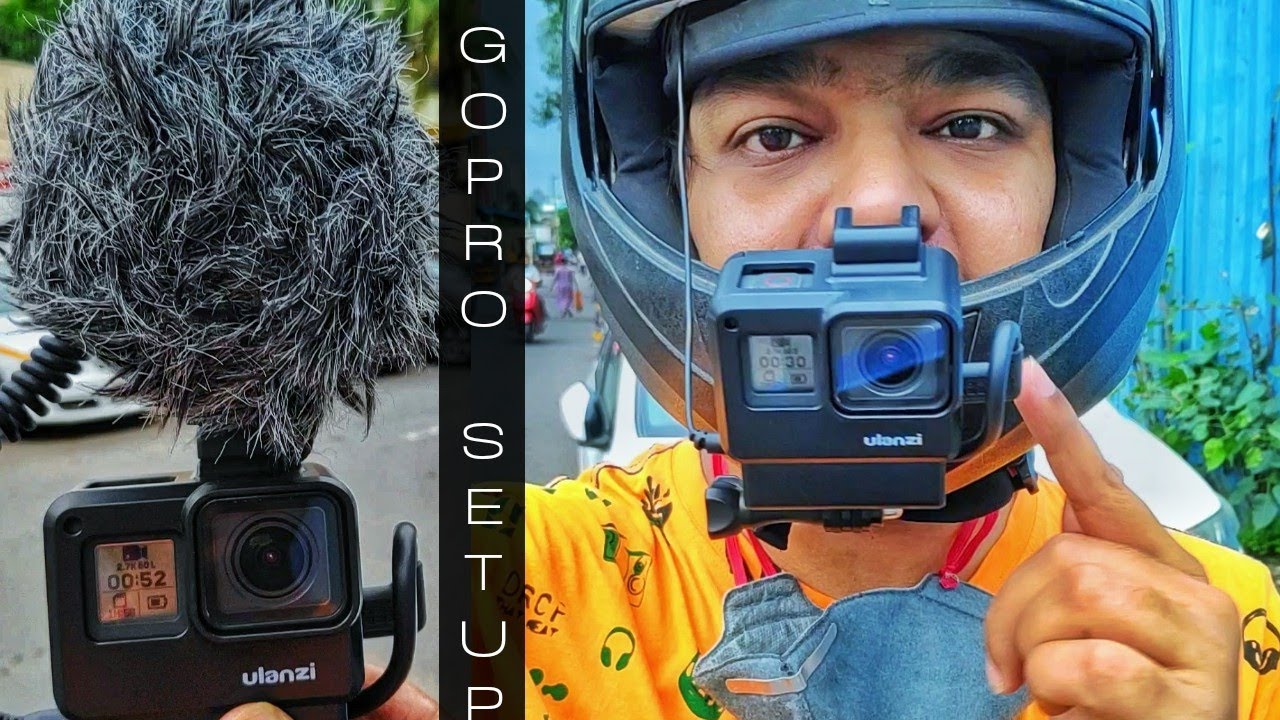 BEST GoPro Setup for VLOG AND MOTOVLOG 2020 with best Mic to use | Shot By Amit