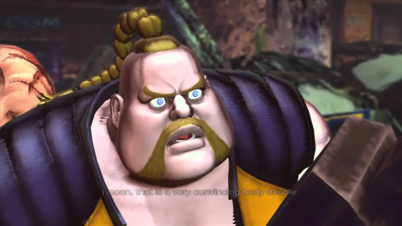 SFXT - Rufus/Zangief Rival Battle Cutscene