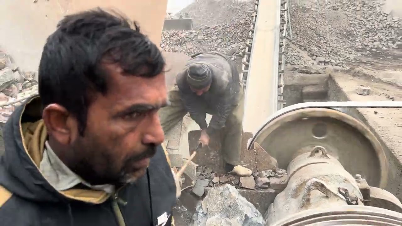 Powerful Stone Crushing Machine at Work | Satisfying Industrial Process