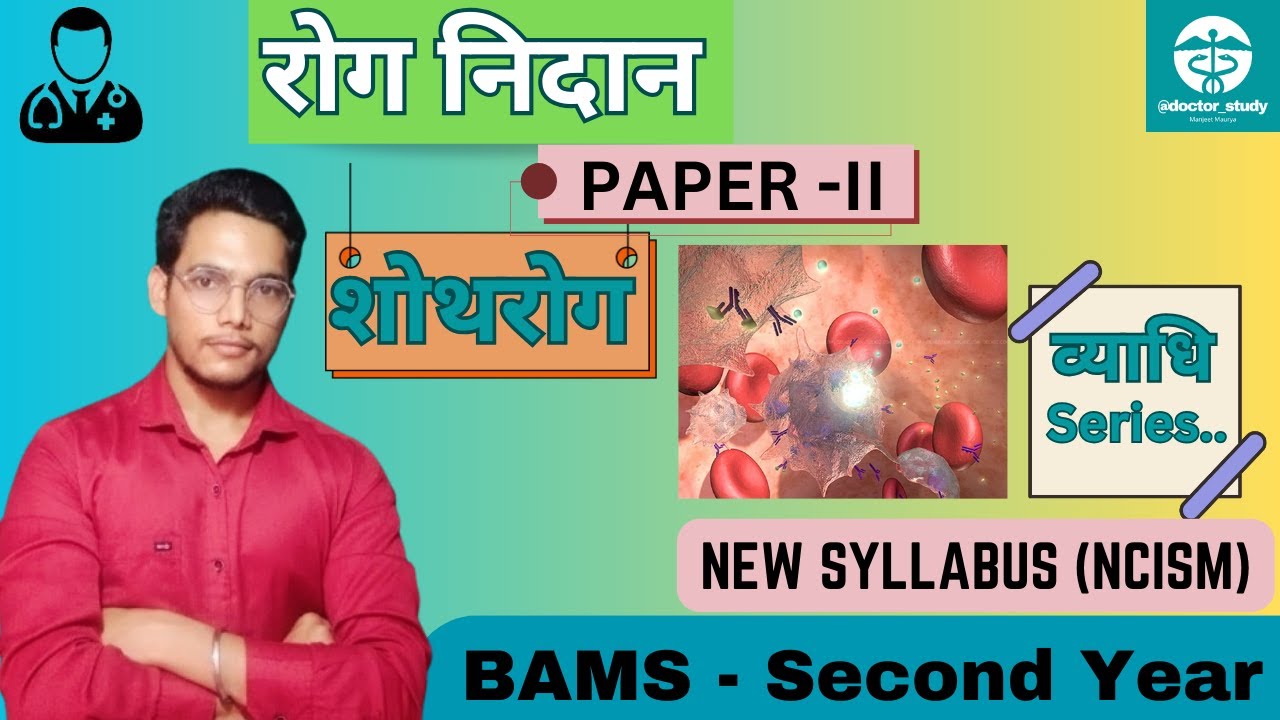 Shotha Roga | शोथ रोग क्या है? | Causes, Symptoms & Types। Roga Nidan | BAMS 2nd year-NCISM syllabus