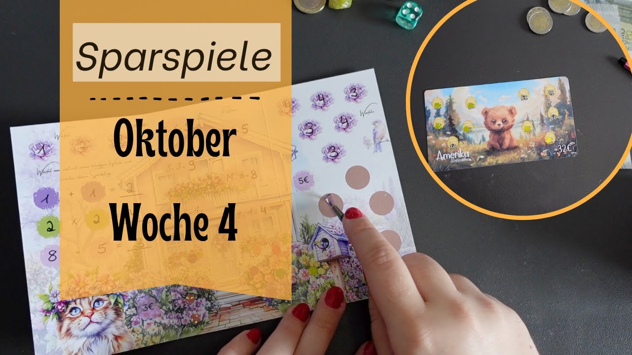 Sparspiele und Challenges im Oktober | Woche 3 🎃  | Pause bis Dezember 🙈
