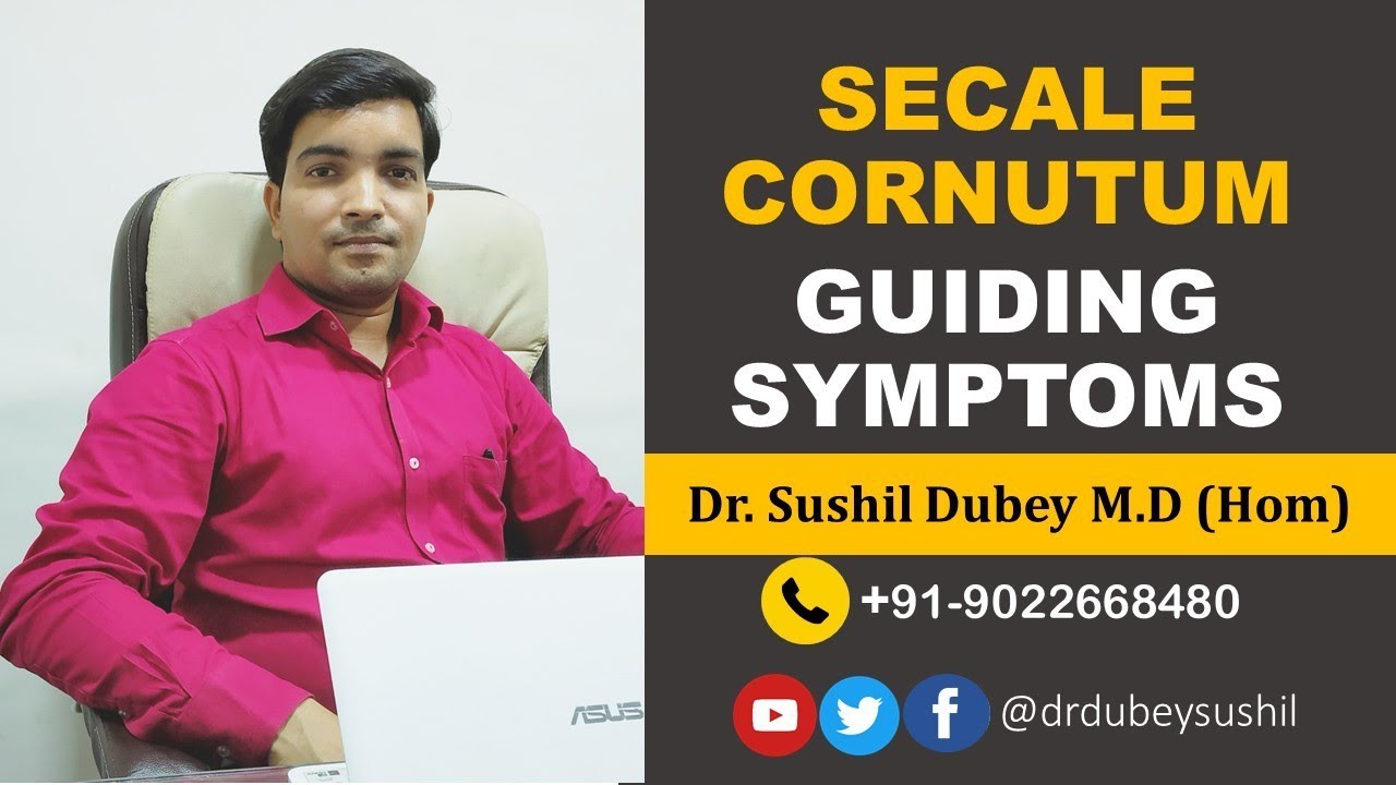 SECALE COR | PATHOGENESIS | KEYNOTES | REMEDY DIFFERENTIATION | DR. SUSHIIL DUBEY | AEON HOMOEOPATHY