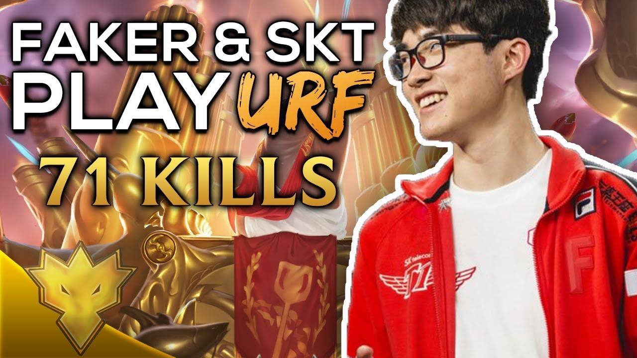Faker & SKT 5 MAN URF! - FAKER 31 KILLS IN 14 MINUTES! - Faker URF Highlights 2017
