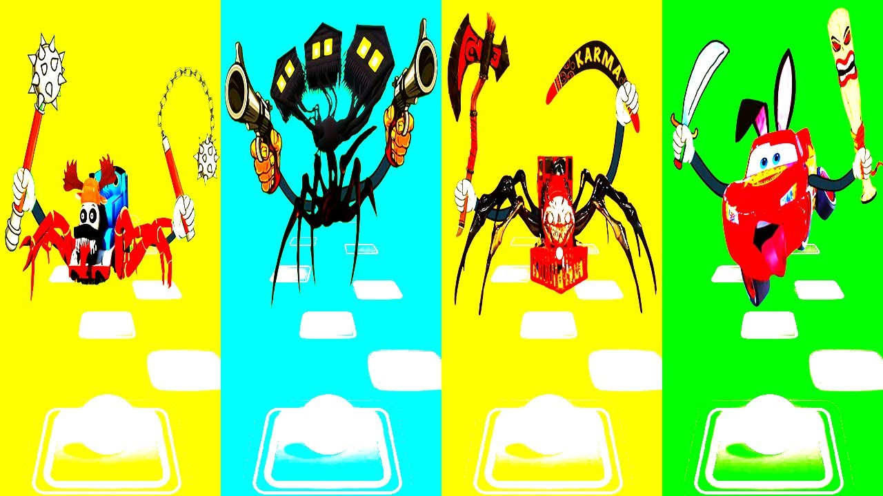 Tiles Hop EDM Rush: Addictive Rhythm Game with Bus Eater, Thomas Train, and More! #110