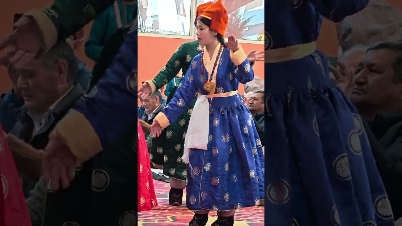 Ladakh  dance ༄༅།།ལ་དག་གིས་གཞས་རྣ་བའི་བུ་རམ