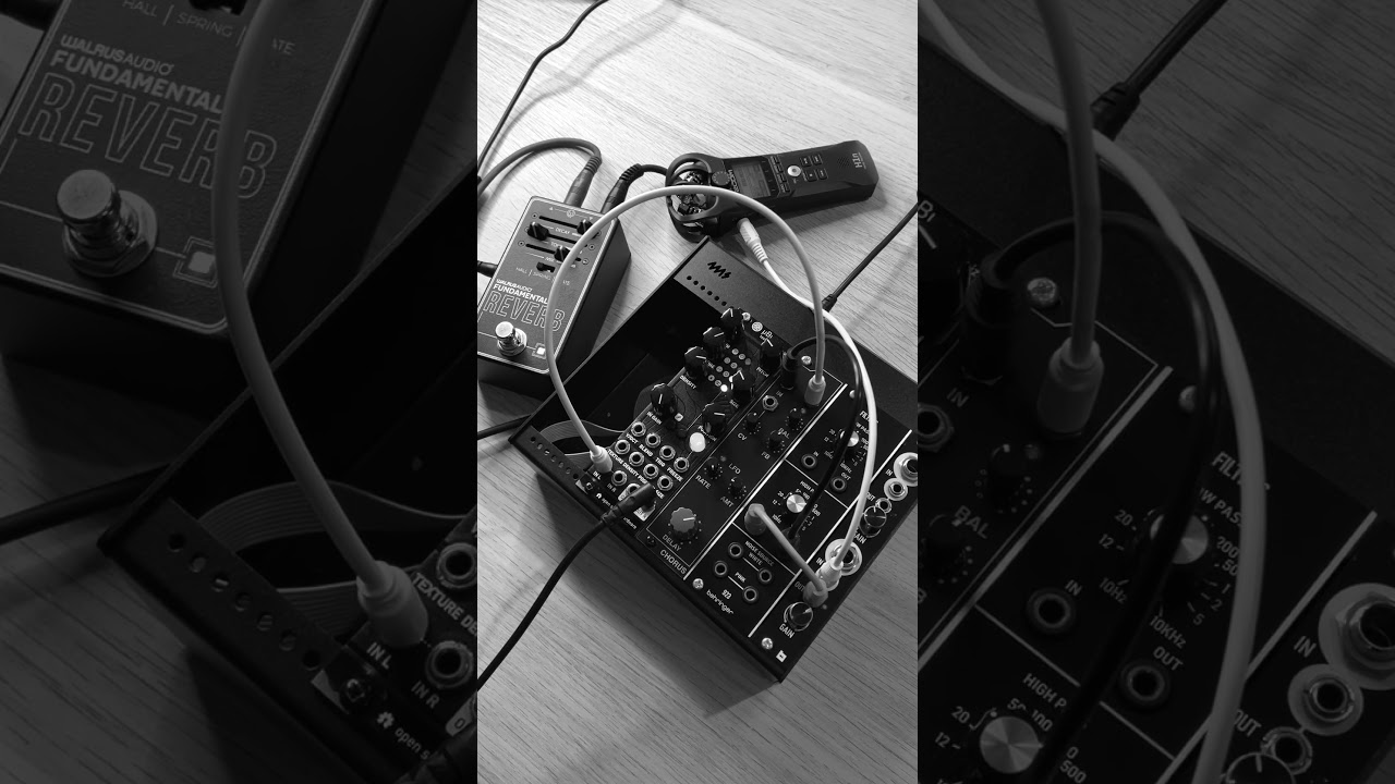 horror soundscape for piano textures and modular synths